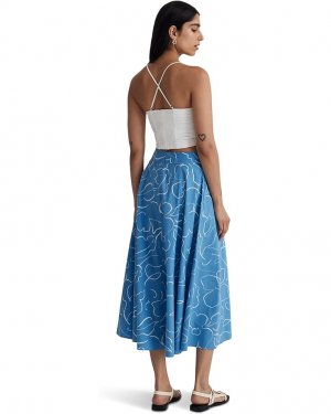 Юбка Classic Maxi Skirt - Crinkle Poplin, цвет Ornamental Blue Madewell
