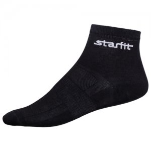 Носки , размер 39-42, белый, 2 пары Starfit. Цвет: черный