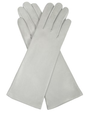 Перчатки кожаные SERMONETA GLOVES. Цвет: серый