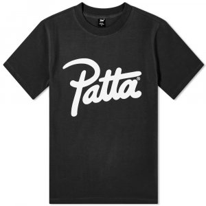 Базовая приталенная футболка , черный Patta