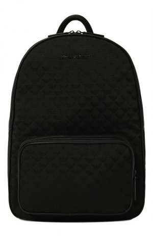 Текстильный рюкзак Emporio Armani. Цвет: чёрный