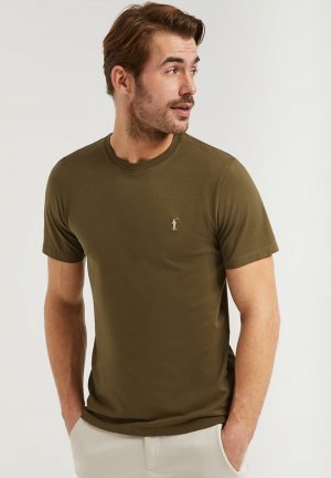Базовая футболка Short Sleeve Rigby Go , цвет dark olive Polo Club