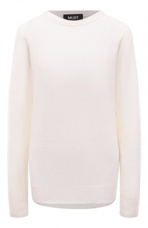 Кашемировый пуловер MUST. Цвет: белый