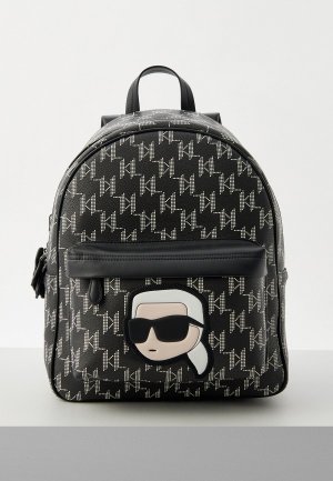 Рюкзак и брелок Karl Lagerfeld. Цвет: черный