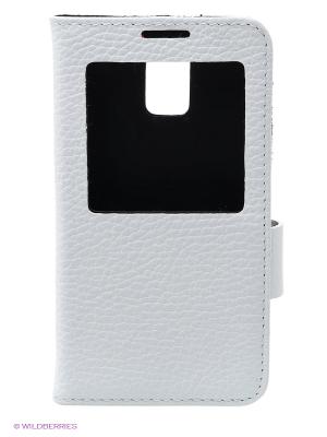 Чехол S - View на Samsung S5 Dimanche. Цвет: белый