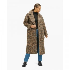Пальто , размер 44/S, коричневый UGG. Цвет: коричневый