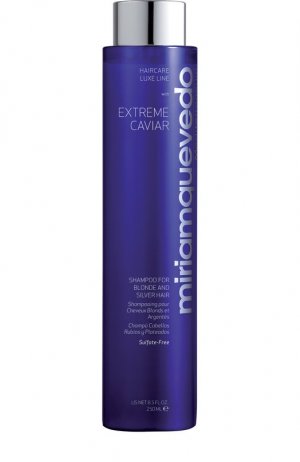 Шампунь для светлых и седых волос Extreme Caviar (250ml) Miriamquevedo. Цвет: бесцветный