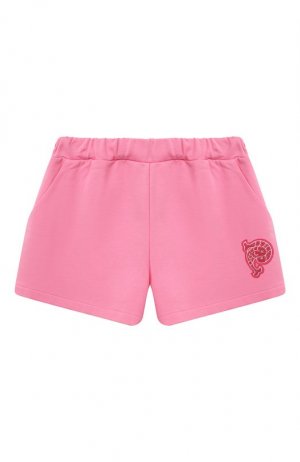 Хлопковые шорты Emilio Pucci. Цвет: розовый