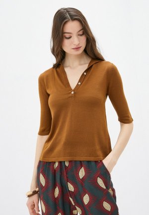 Пуловер Code. Цвет: коричневый