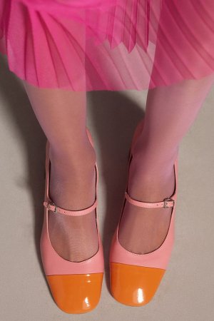 Туфли Colorblock Mary Jane, розовый Vicenza