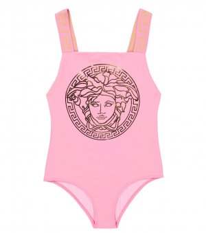 Купальник с изображением медузы , розовый Versace
