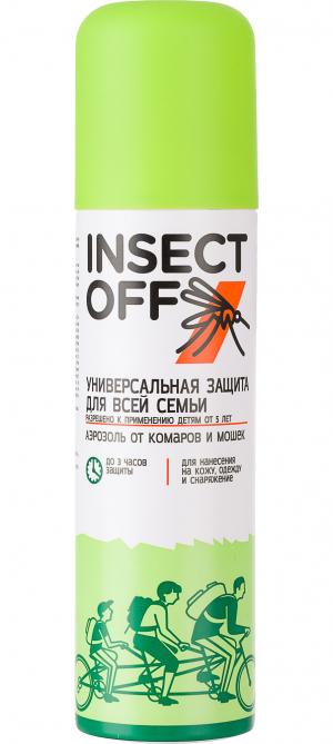 Аэрозоль от комаров и мошек , 150 мл Insectoff