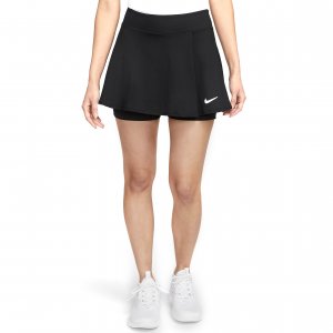Юбка Court Dri-Fit Victory Women's Flouncy Tennis, черный/белый Nike