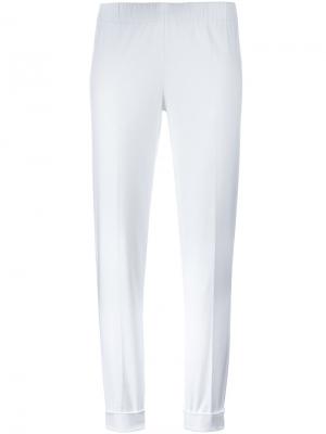 Спортивные брюки со складками P.A.R.O.S.H.. Цвет: белый