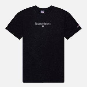 Мужская футболка Tonal Logo Classic Fit Tommy Jeans. Цвет: чёрный