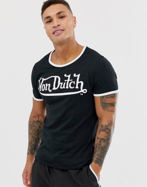 Футболка с логотипом -Черный Von Dutch