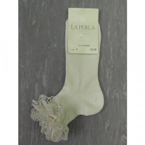 Носки , размер 25-26, бежевый La Perla. Цвет: бежевый