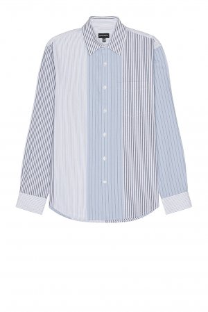 Рубашка Multi Stripe Long Sleeve, цвет Blue Mix Club Monaco