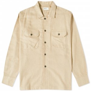 Рубашка Soft Flannel Utility Overshirt, цвет Sand Universal Works