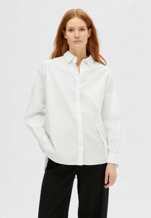 Блузка-рубашка , цвет bright white Selected Femme