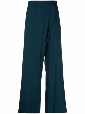 Прямые брюки с пуговицами Société Anonyme. Цвет: зеленый