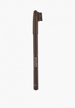 Карандаш для бровей Ninelle - Коррекция, тон 601 Темно-коричневый, MANERA, 1.79 г. Цвет: коричневый