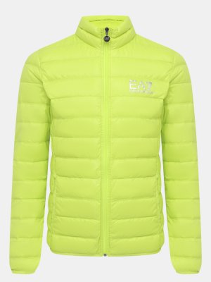 Куртки EA7 Emporio Armani. Цвет: салатовый