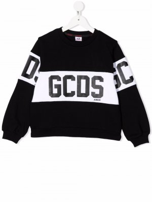Logo-print sweatshirt Gcds Kids. Цвет: черный