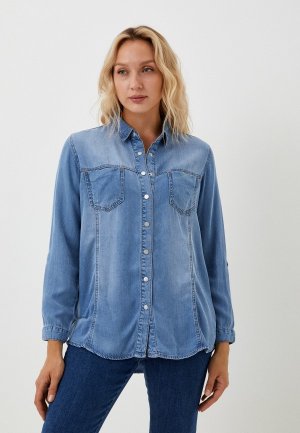 Рубашка джинсовая Primm. Цвет: голубой