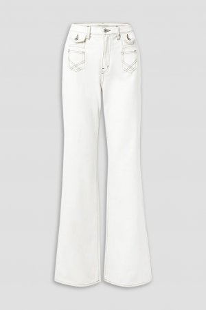 Расклешенные джинсы Brittany с высокой посадкой , белый Nili Lotan