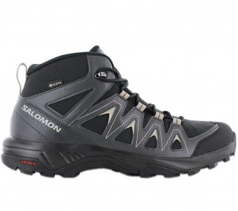 Salomon X Braze Mid GTX - GORE-TEX мужские кроссовки черно-серые 471748 спортивная обувь ОРИГИНАЛ