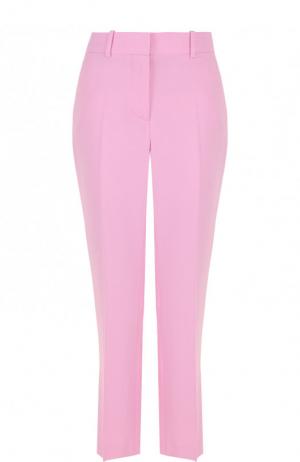 Укороченные расклешенные брюки со стрелками Givenchy. Цвет: розовый