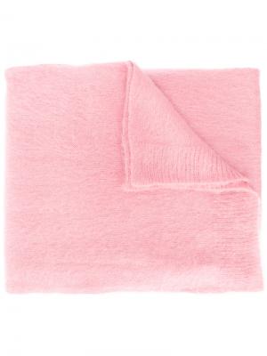Одноцветный шарф Dondup. Цвет: розовый и фиолетовый