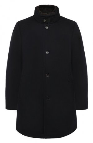 Пуховое пальто Bond-FUR-LE Moorer. Цвет: синий