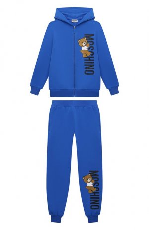 Спортивный костюм Moschino. Цвет: синий