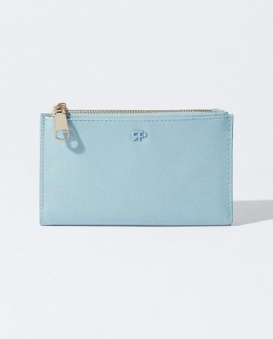 Средний простой женский кошелек на молнии синего цвета Parfois, синий PARFOIS