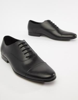 Оксфордские туфли из черной кожи Flounder-Черный Office