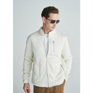 Куртка OSTIN, размер 44-46, белый O'STIN. Цвет: белый/молочный