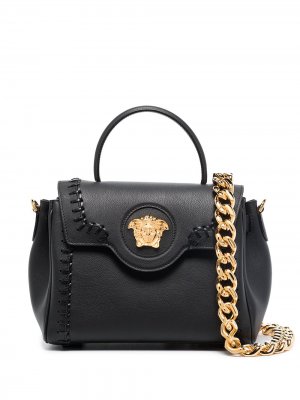 Большая сумка-тоут La Medusa Versace. Цвет: черный