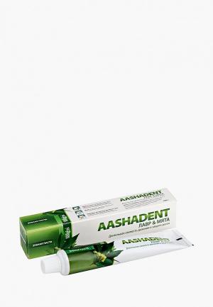 Зубная паста Aasha Herbals Лавр и Мята, 100 г. Цвет: белый