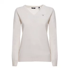 Женский пуловер, белый Gant. Цвет: белый