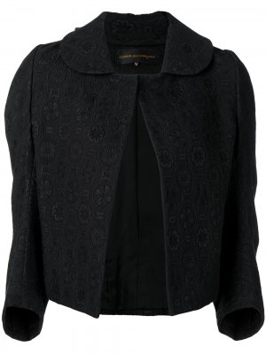 Жаккардовый пиджак Comme Des Garçons Pre-Owned. Цвет: черный