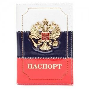 ОГФ Обложка для паспорта с гербом(мет) Forte