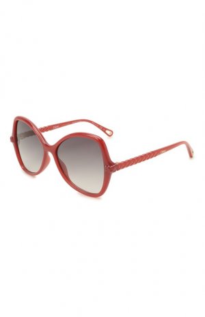 Солнцезащитные очки Chloé. Цвет: бордовый