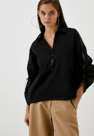 Блуза Fresh Cotton. Цвет: черный