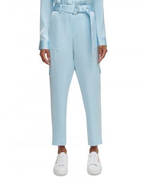 Женские брюки-карго с поясом , цвет Cool Calvin Klein