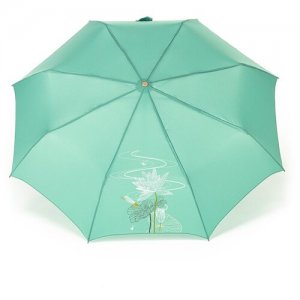 Зонт, зеленый Airton. Цвет: зеленый
