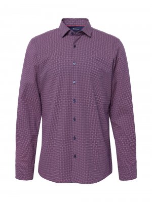Рубашка на пуговицах стандартного кроя, фиолетовый OLYMP