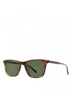 Солнцезащитные очки Hayes Square, 52 мм GARRETT LEIGHT, цвет Brown Leight