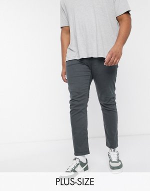 Темно-серые зауженные джинсы -Серый Jacamo